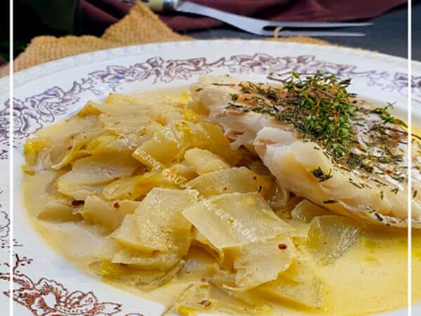 Merlan et fondue d’endives au lait de coco